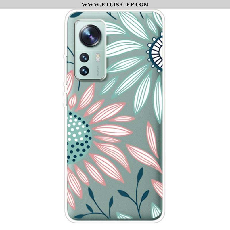 Etui do Xiaomi 12 Pro Silikonowy Kwiat